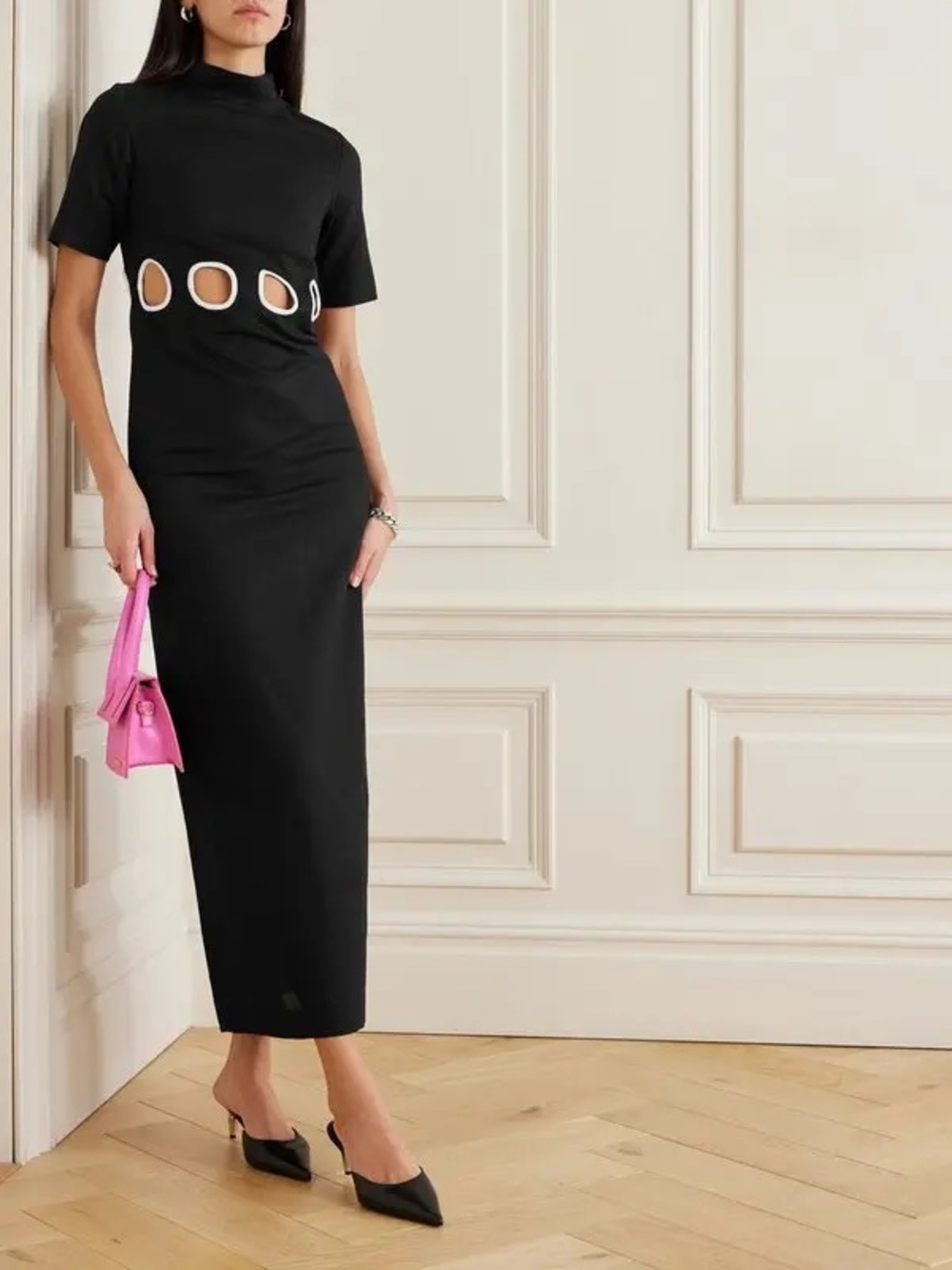 Destree Yayoi Cutout Midi Dress Size Small